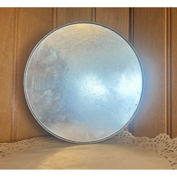 Vintage Currier & Ives Biscuit Tin The Journey Resumed Winter Scene Holiday Deco - Picture 4 of 6